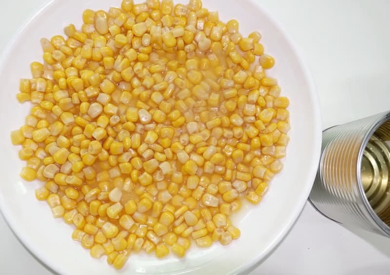 کنسرو ذرت تایلندی با طعم متفاوت برای غذاهای متنوع